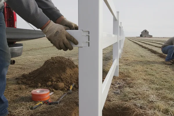 Vinyl Fence Installation in Rupert, Idaho